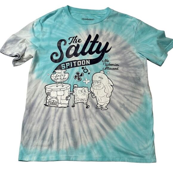 SpongeBob Classic Fit Cotton Short Sleeve Crew Tee Size Small - Picture 2 of 5